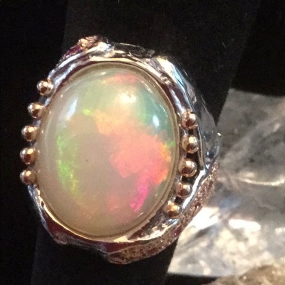 GENUINE FIRE OPAL MINED IN ETHIOPIA.FROM GEM SHOW! - Picture 2 of 7